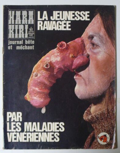 Hara Kiri 127 Avril 1972 La Jeunesse Ravagée Wolinski Professeur Choron Gebe Chenz Cavanna