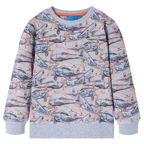 Sweatshirt Pour Enfants Gris Mélange 116