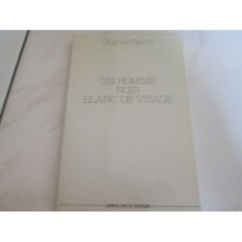 Un Homme Noir Blanc De Visage