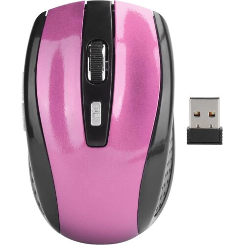 Souris sans fil, 2.4ghz USB Ergonomique Optique Sans Fil Souris d'Ordinateur, Réglable 1600dpi Portable Sans Fil Gaming Souris Avec 6 Touches Pour Ordinateur Portable, Pc,