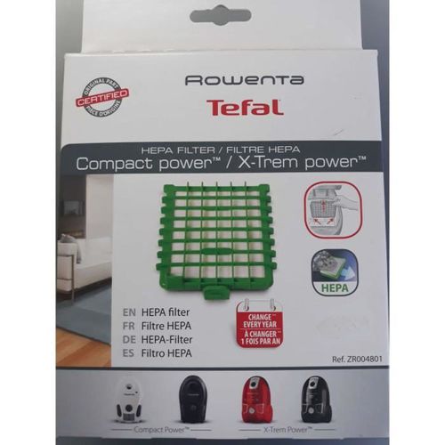 Filtre hepa d'origine Aspirateur (ZR004801 RS-RT3156 ROWENTA TEFAL)
