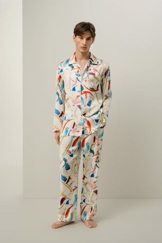 Lilysilk Ensemble Pyjama En Soie Sagittaire Homme Pure Soie Sagittaire Xxl