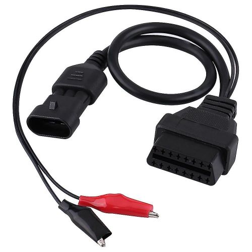 Câble De Diagnostic De Connecteur D'adaptateur Obd2 3 Broches À 16 Broches Pour Fiat Alfa Lancia