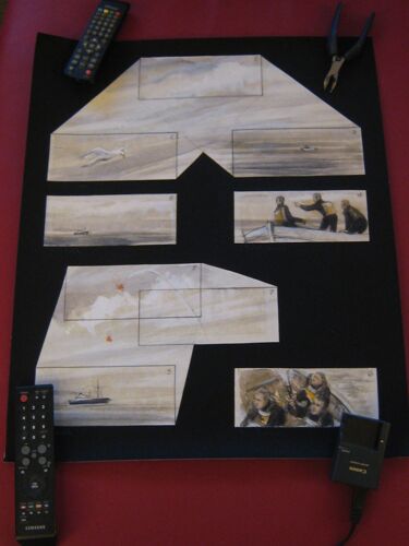 Affiche Reproduction Planche Storyboard Jack Maxsted 