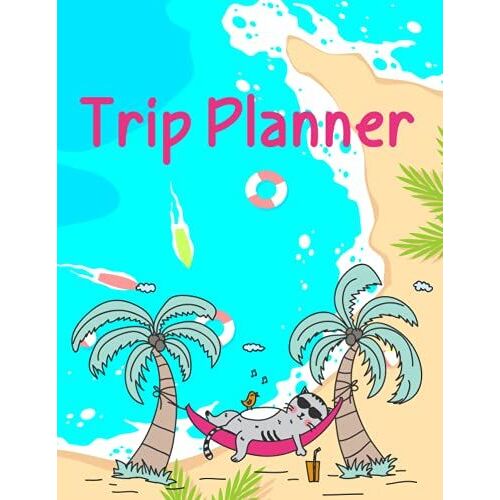 Trip Planner: Watercolor Travelling By Plane Trip Planner Itinerary Checklists Packing List Vacation Logbook Notebook To Write In All Events .