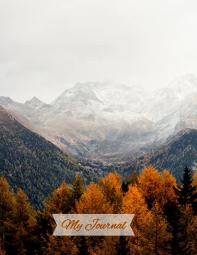 Autumn Snow Journal: 110 Page Journal, 8.5x11 Inch, 55 Sheets / 110pages, Classic 110lined Pages, College Ruled Paper, Perfect Bound, Soft Cover