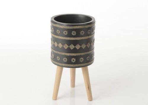 Cache Pot Sur Pied Spicy Hauteur : 31 Cm