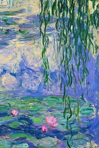 Monet Water Lilies Notebook: Claude Monet Water Lilies Blank Lined Journal
