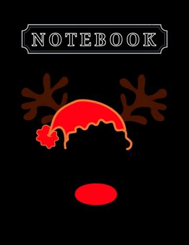 Notebook: Christmas Reindeer Boy Reindeer Notebook Christmas