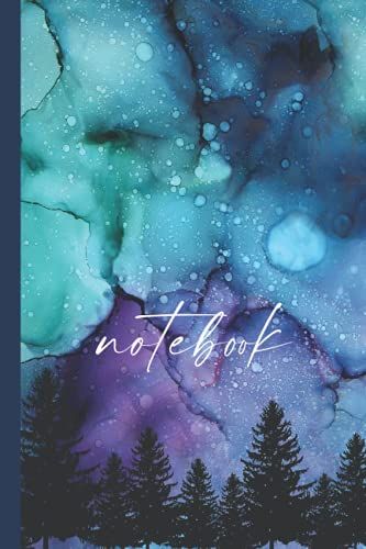 Notebook: Starry Night Blank Lined