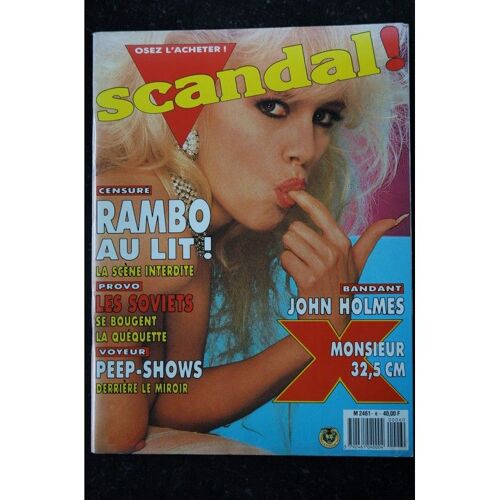 Scandal ! N° 6 Marco Ferreri John Holmes Stallone