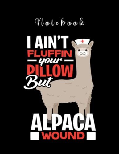 Notebook: Llama Medicine 8in X 11in Perfect Size To Carry Over Everywhere.