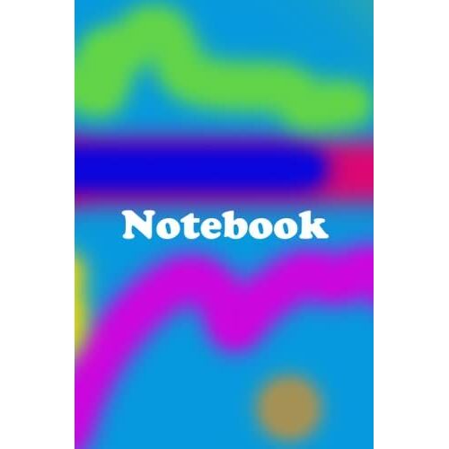 Notebook: Crazy Colors Lined Journal