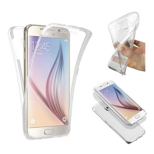 Jollini® Coque Silicone Gel Intégral Avant-Arrière Pour Samsung Galaxy S7 Edge  Transparent
