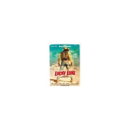 Lucky Luke - Jean Dujardin - Affiche Préventive De Cinéma Pliée 120x160 Cm