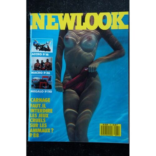 Newlook 061 N°61 Strip Integral Dans L'eau Erotisme Total Hot Stephen Hicks Photo 1988
