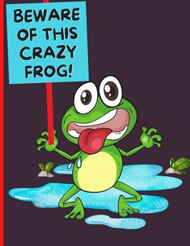 Draw And Write Journal: Wide Ruled Funny Frog Primary Composition Notebook With Dotted Midline And Picture Space. Comp School Exercise And Writing ... School. Bonus Coloring And Information Pages.