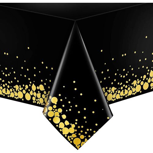 3 Pack Plastique Housse de Table Saupoudrer Nappe Rectangle Jetable Tables Party Dot Confetti 51 X 71 Pouces Pour Anniversaire Mariage Anniversaire Mercigivi