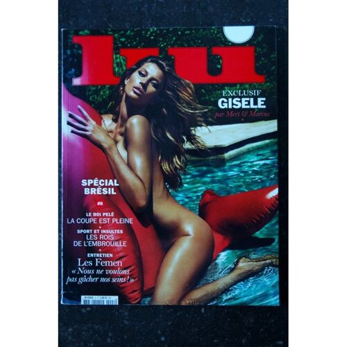 Lui 008 N° 8 Special Bresil Gisele Mert Marcus Girls Nudes Glamour Olivier Zahm Erotic