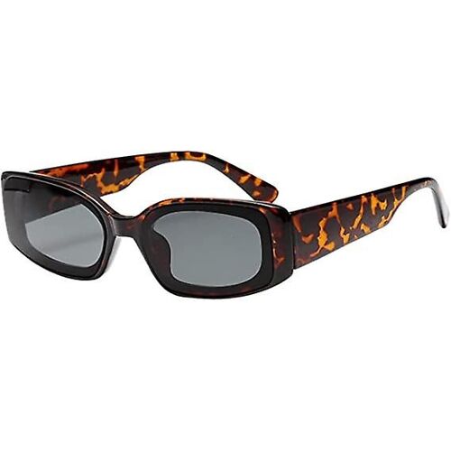 Lunettes De Soleil Rectangulaires Pour Femmes Hommes Retro Chunky Y2k Lunettes De Soleil Rectangulaires 90s 00s Rose
