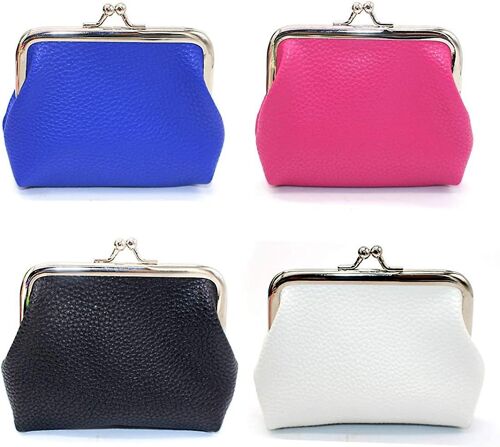 4 Packs Coin Purse Mignon Change Purse Clutch Wallet Kiss Lock Pouch Avec Fermoir Fermeture Cadeau Pour Fille Femmes