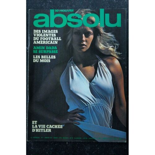 Le Nouvel Absolu 12 Janvier 1977 Amin Dada Football Americain Joe Namath Les Belles Du Mois
