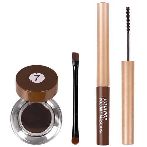 Mascara Et Eyeliner Set Imperméable À L'eau Smacul-Proof Eye Makeup Set Pour Femmes 