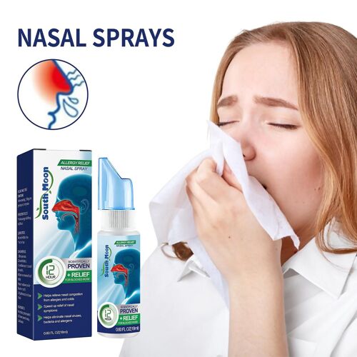 18ml Medical Nose Care Spray Extrait Naturel D'herbes Soulagement De La Congestion Pour La Rhinite Sinusite Démangeaisons Nasales 