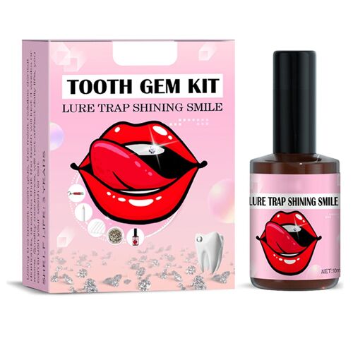 Kit De Gemmes Dentaires Décoration De Dents Personnalisée Amovible Pour Les Femmes Filles