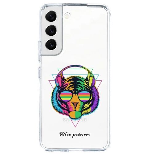 Coque OPPO A94 chat raye rose