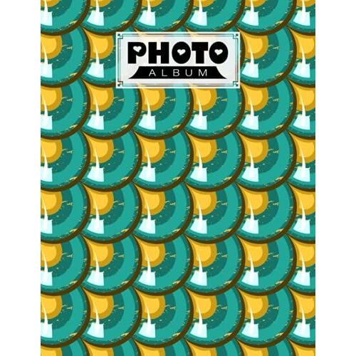 Photo Album: Album, Large Photo Albums With Writing Space Memo, Extra Large Capacity Picture Album, Family, Baby, Wedding, Travel Photo Book, 120 ... Glitter Scales Cover By Melanie Fleischer