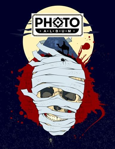 Photo Album: Large Photo Albums With Writing Space Memo, Extra Large Capacity Picture Album | Premium Skull Cover By Maximilian Geiger