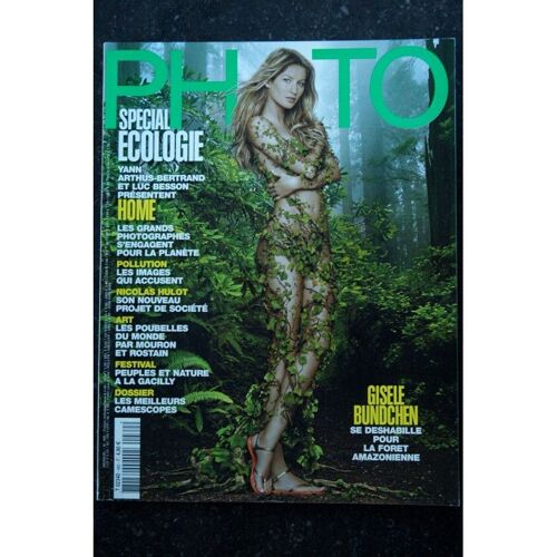 Photo 460 Juin 2009 Cover Gisele Bundchen Special Ecologie Yann Arthus-Bertrand N. Hulot