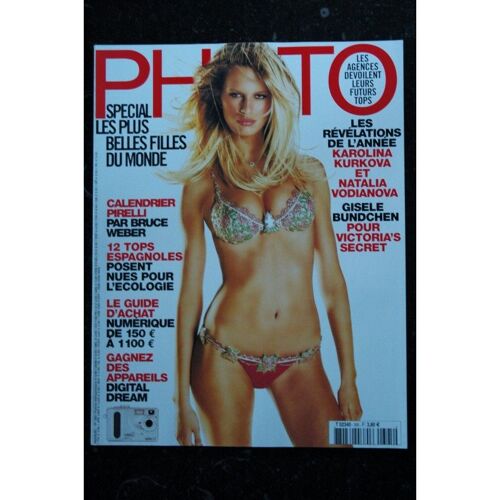 Photo 395 Decembre 2002 Arielle Dombasle Gisele Bundchen Victoria's Secret 12 Tops Posent