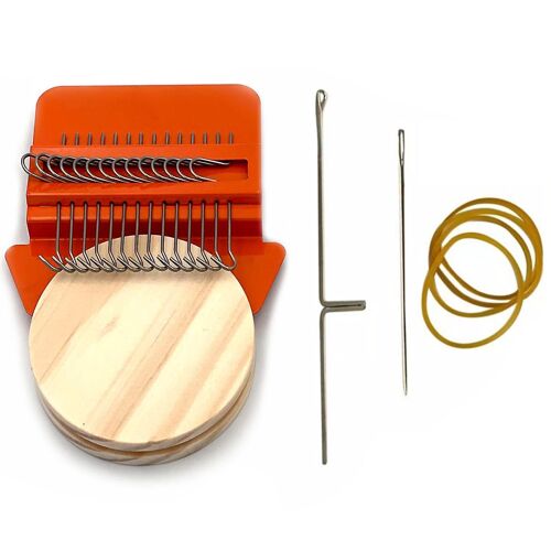 Mini Darning Loom Portable Petite Machine À Tisser Pour Diy Artful Patterns