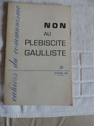 Non Au Plebiscite Gaulliste