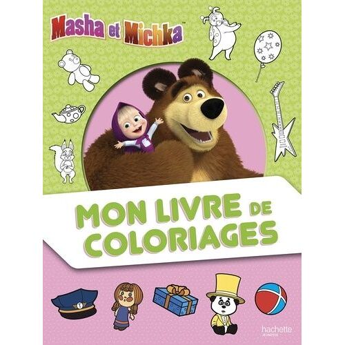 Mon Livre De Coloriages Masha Et Michka