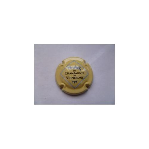 Capsules Champagne - Les Champagnes De Vignerons Fond Crème