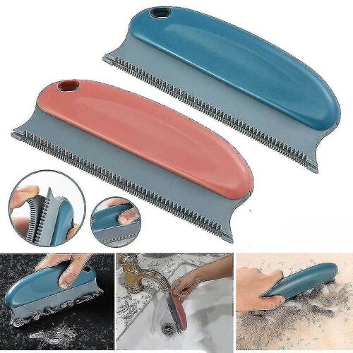 2pcs Pet Hair Remover Chien Chat Fourrure Canapé Vêtements Peluche Nettoyage Brosse Peluches Détraits