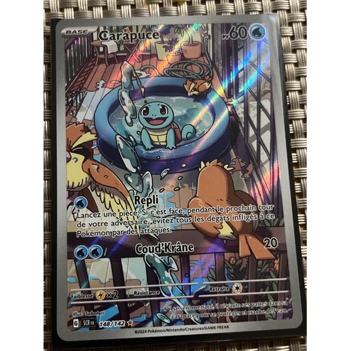 Carapuce Full Art Collection Couronne Stellaire 