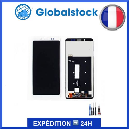 Ecran Lcd + Vitre Tactile Pour Xiaomi Redmi Note 5 Blanc + Outils