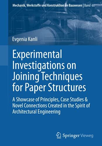 Experimental Investigations On Joining Techniques For Paper Structures