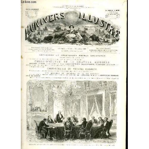 L'univers Illustre - Douxieme Annee N° 732 Conférence Au Ministère Des Affaires Étrangères, Pour Le Règlement Du Conflit Gréco-Turc; Dessin De M. Paul Philippoteaux