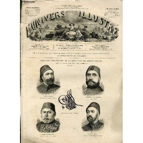 L'univers Illustre - Dix-Neuvieme Annee N° 1111 Principaux Personnages De La Révolution De Constantinople