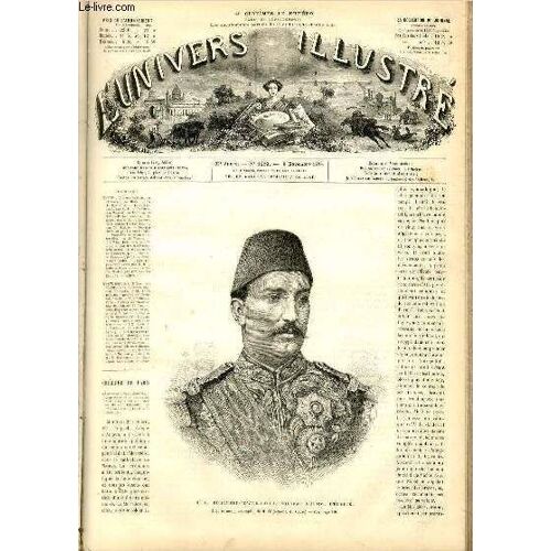L'univers Illustre- Vingt-Et-Unieme Annee N° 1285 S. A. Mohammed-Tewfik-Pacha, Nouveau Khédive D'egypte