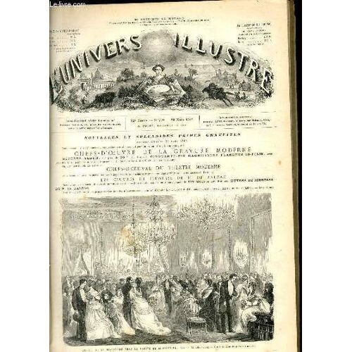 L'univers Illustre - Douxieme Annee N° 740 Soirée De La Mi-Carême Chez Le Prince De Metternich; Dessin De M. Jules Pelcoq