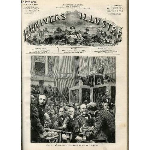L'univers Illustre - Vingt-Huitieme Annee N° 1586 Paris