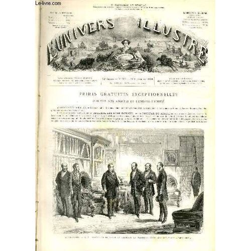 L'univers Illustre - Douxieme Annee N° 767 Saint-Cloud - S. M. L'empereur Recevant En Audience Le Maréchal Prim