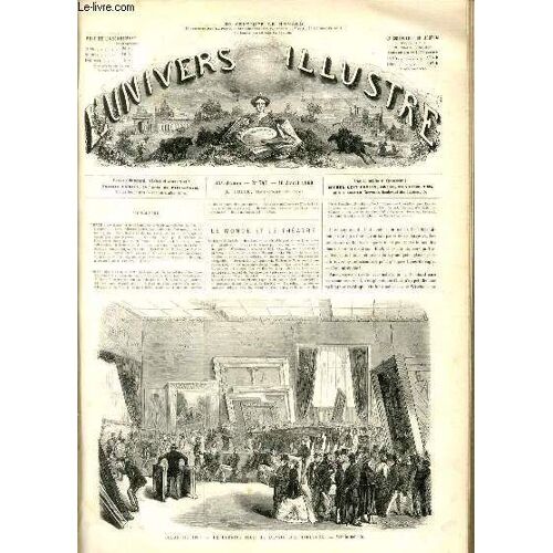 L'univers Illustre - Douxieme Annee N° 743 Salon De 1869