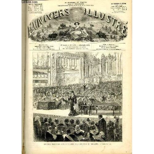 L'univers Illustre - Vingt Et Unieme Annee N° 1232 Solennite Maonnite Dans La Grande Salle Des Fêtes Du Trocadéro